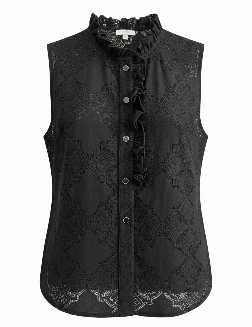 Blouse Léa Dentelle MC