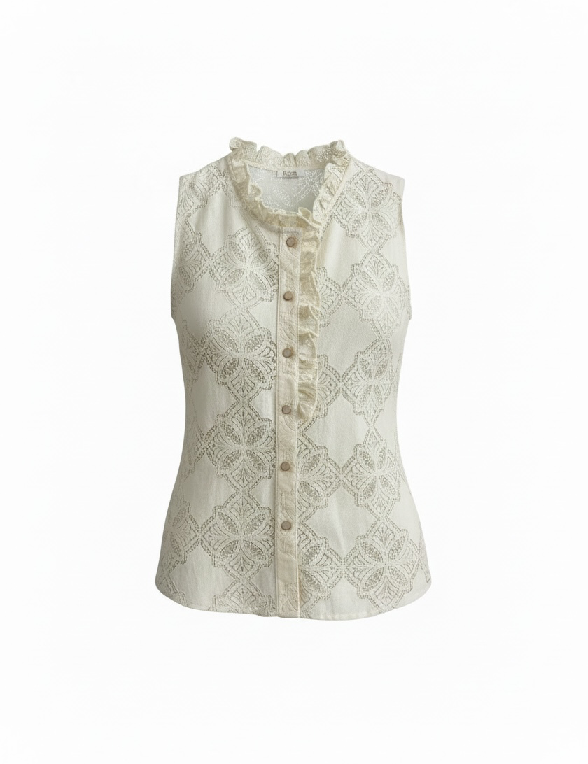 Blouse Léa Dentelle MC