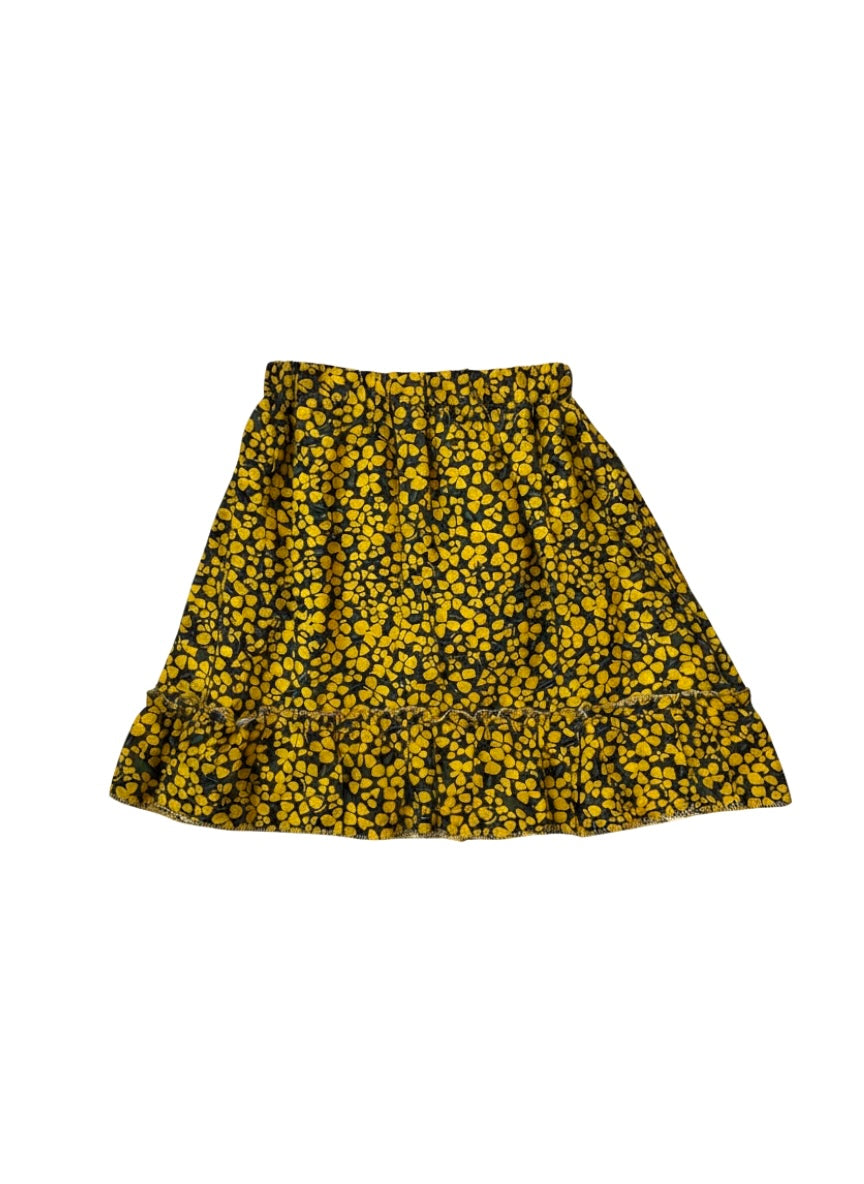Jupe Short Elisa coquelicots jaune