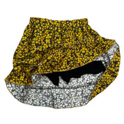 Jupe Short Elisa coquelicots jaune