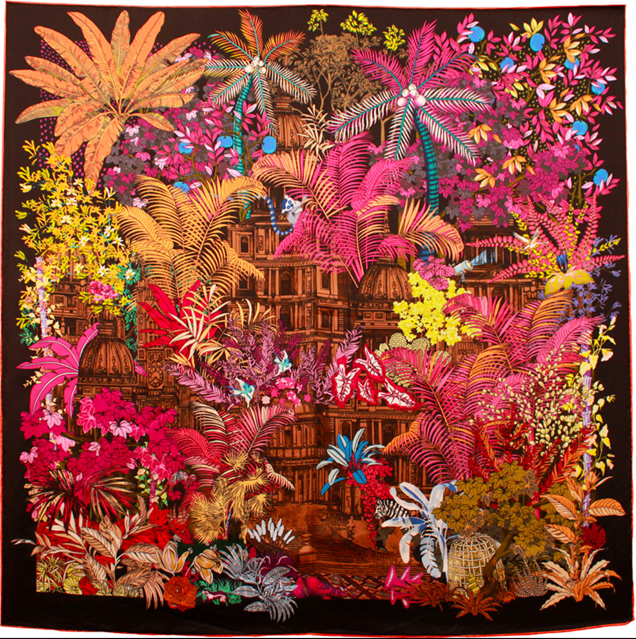 Foulard Secret Garden
