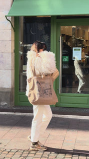 Dean Large Suede Tote Bag